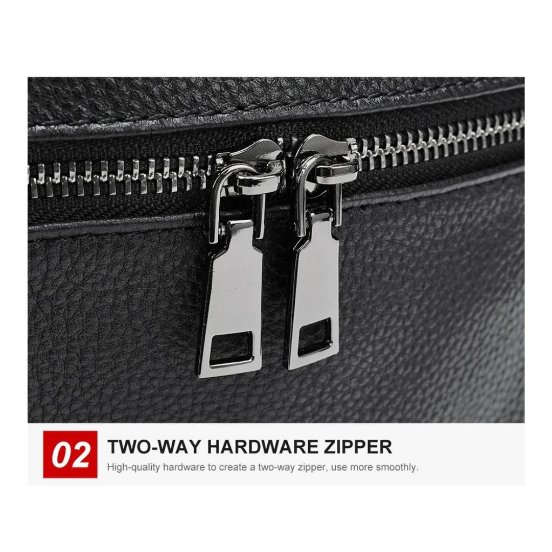 Mochila de cuero para hombre 