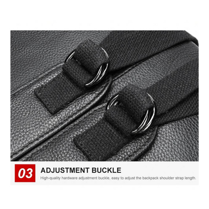 Mochila de cuero para hombre 