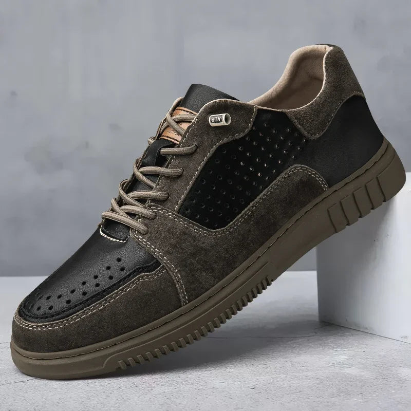 Zapatillas Roma de piel auténtica