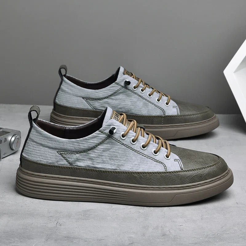 Zapato de cuero genuino