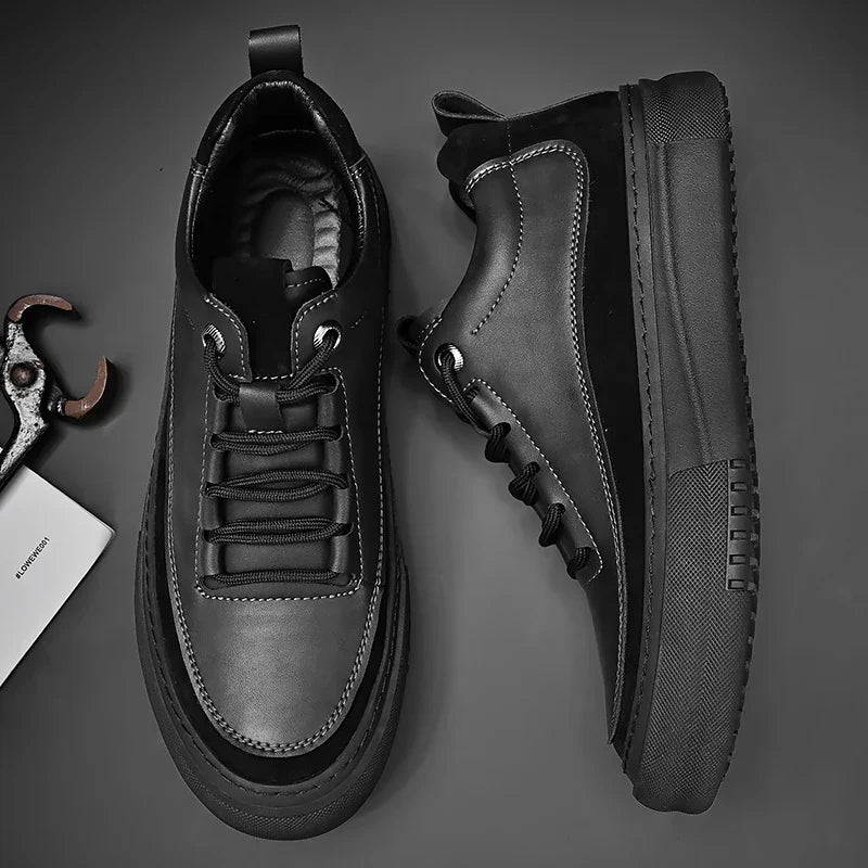 Zapatos de piel auténtica Rico