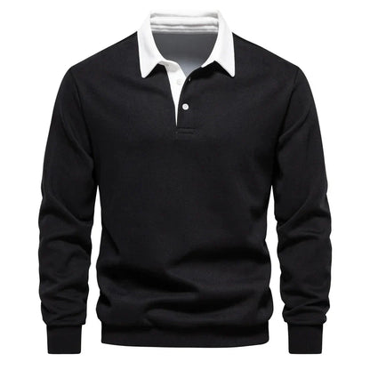 Foxley - Sudadera ligera con cuello polo