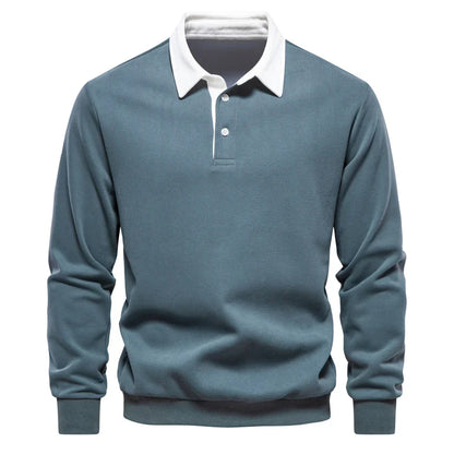 Foxley - Sudadera ligera con cuello polo