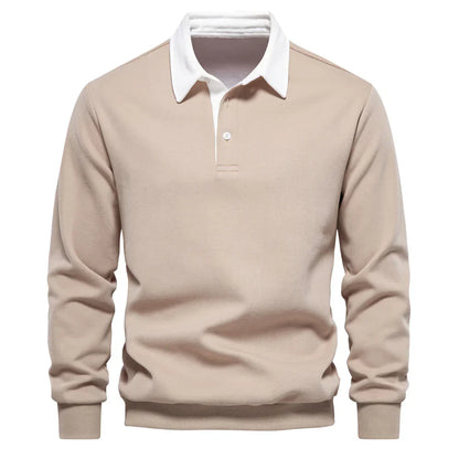 Foxley - Sudadera ligera con cuello polo