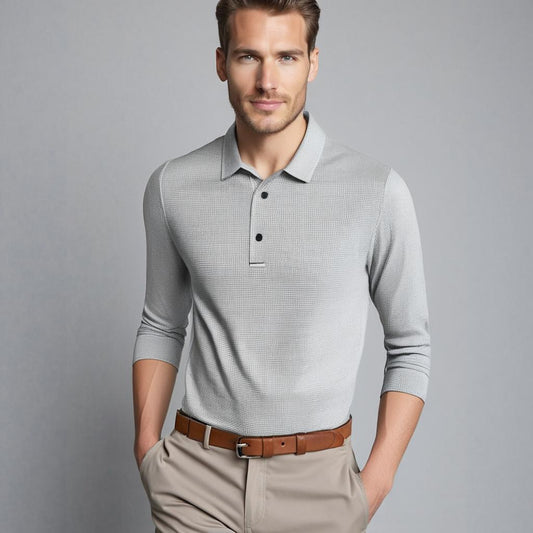 Camden - Buttoned Long Sleeve Polo