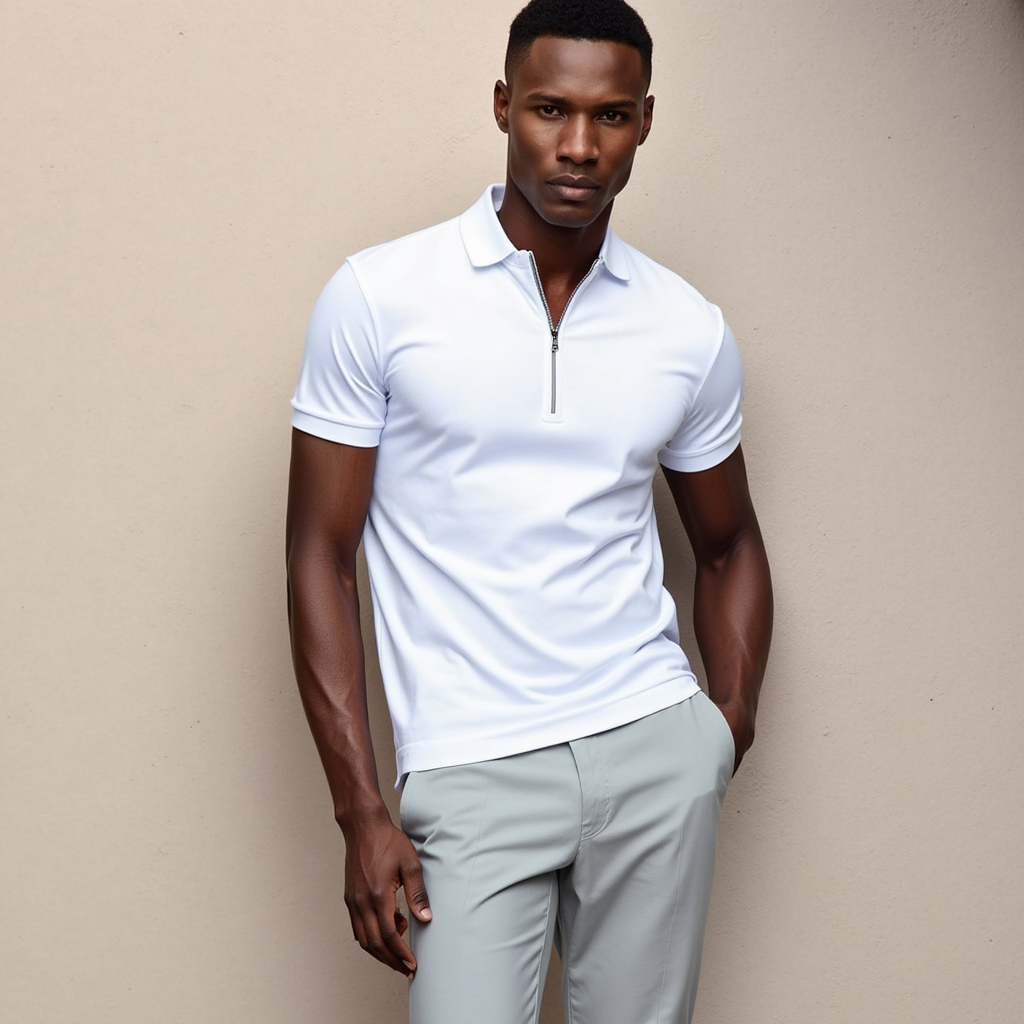 Cruz - Zip Polo Shirt