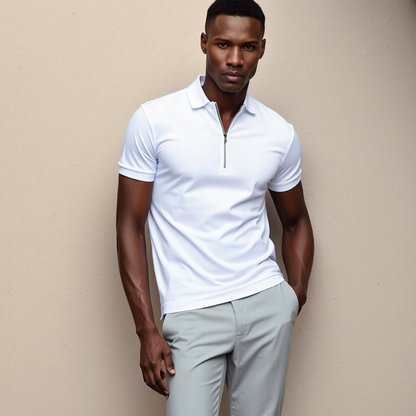 Cruz - Zip Polo Shirt