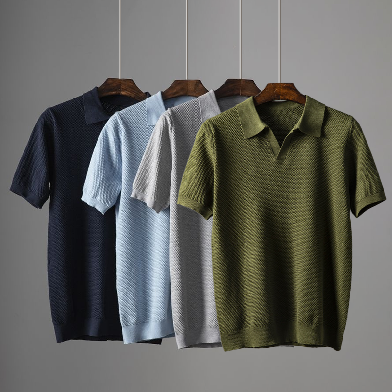 Milford – Textured Polo Shirt