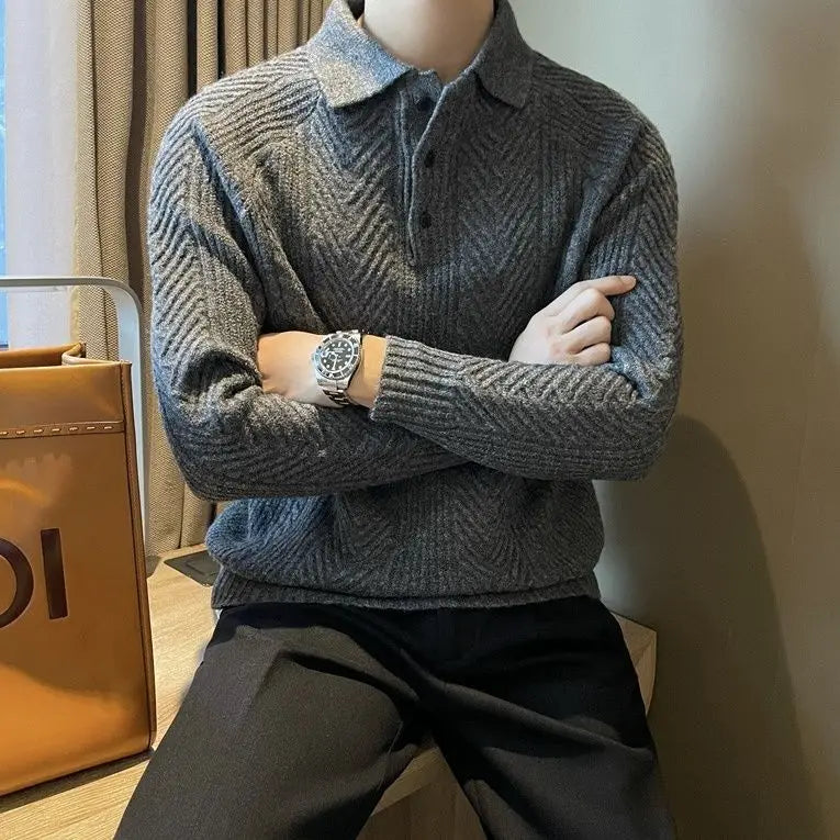 Zion - Suéter de manga larga con cuello